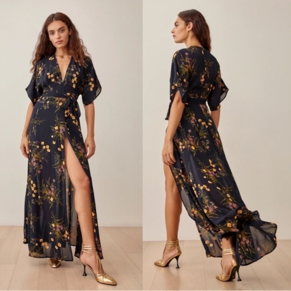 Reformation Winslow Dress in Mademoiselle